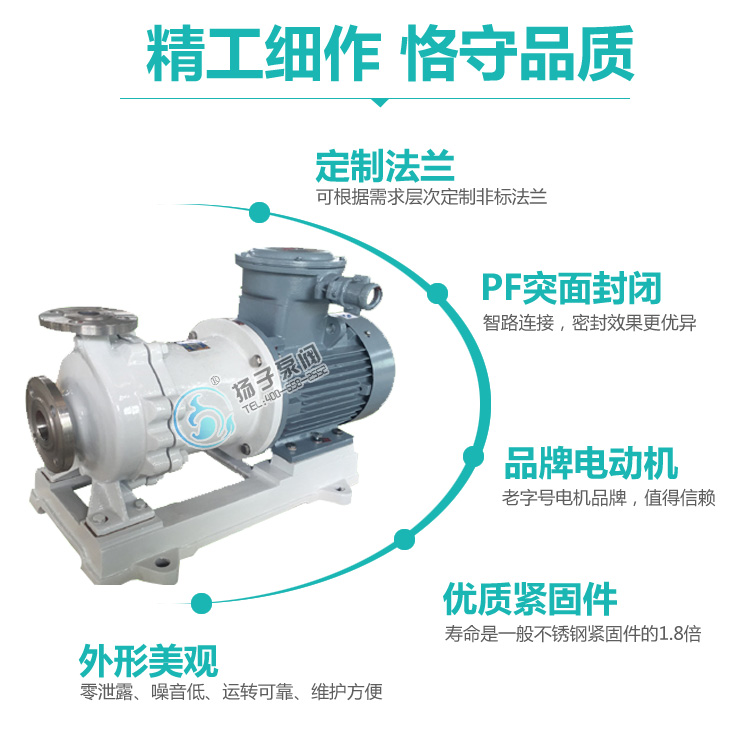 CQB不銹鋼重型磁力泵說明